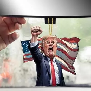 Рождественский подвесной кулон с ремешком, легко подвешивается, уникальный 2D-дизайн A