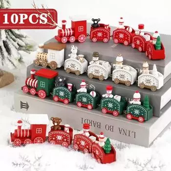 Рождественский поезд, украшение, маленький поезд, украшение, рождественские украшения, детские подарки, рождественский торт, украшение розовый