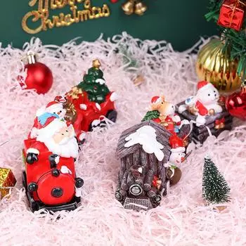 Рождественский поезд Украшение Настольный центральный элемент Рождественское украшение Милый