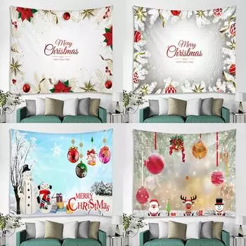 Рождественский праздник украшения сцены подвесная ткань настенное покрытие спальня украшения ткань гобелен 100x75cm