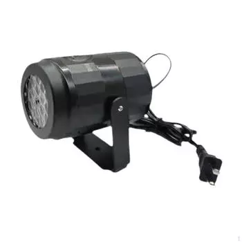 Рождественский проектор, вращающийся, рождественский пейзаж, красочная снежинка для помещений