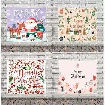 Рождественский простой креативный гобелен для гостиной, дивана, украшения дома, рождественский подарок 100x75cm