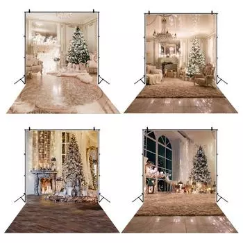 Рождественский реквизит для фотосъемки, тканевый виниловый фон для студии A-S