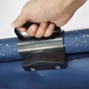 Рождественский резак для упаковочной бумаги с защитой лезвий, противоскользящим колесом, уникальным дизайном ручки, подарок