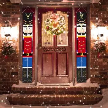 Рождественский рыцарь йелкунчик Дверь занавес может быть повторно Декоративные двери в течение длительного времени