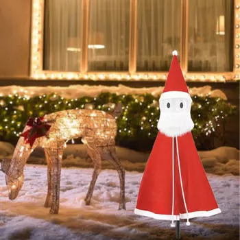 Рождественский Санта-Клаус, наружные украшения, освещенные украшения с колышками, универсальный сад