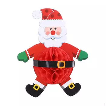 Рождественский Санта-Клаус, подвесной орнамент, украшение, дисплей, бумажный кулон, Рождество