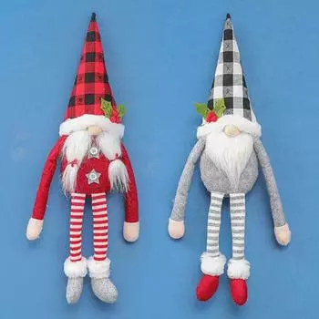 Рождественский Санта-Клаус, пряжка для занавесок, держатель для галстука, зажим для штор, Рождественский домашний декор, принадлежности красный