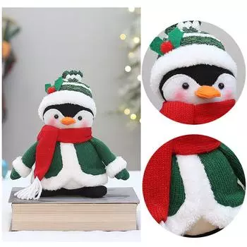Рождественский Санта-Клаус Снеговик Олень Украшение Милый Мультфильм Рождественская Кукла Украшение Комнаты Рождественские Украшения Детские Подарки
