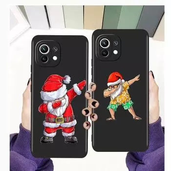 Рождественский Санта-мультяшный олень для Xiaomi Mi Poco X3 NFC M3 F3 GT 11 Ultra 11X 11i Note 10 Lite 10T Pro 5G 9T силиконовый чехол для телефона Mi 9T
