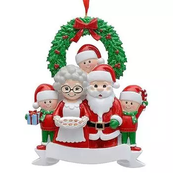 Рождественский Санта Рождественская елка Подвеска Снеговик Подарочное украшение Рождественский кулон