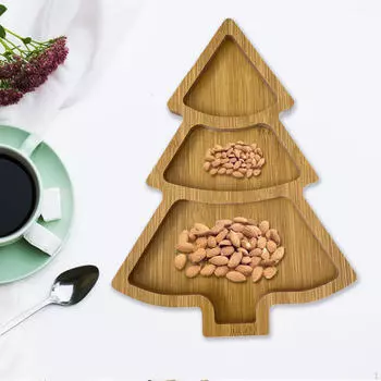 Рождественский сервировочный поднос, десертное блюдо, тарелка для еды для вечеринки за журнальным столиком Style A