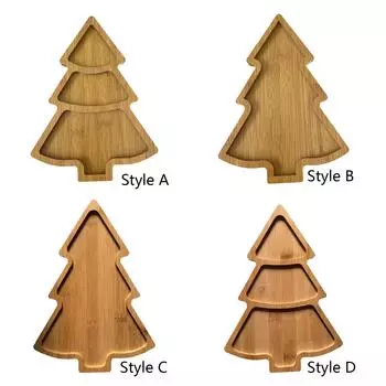 Рождественский сервировочный поднос, сервировочная посуда, декоративная тарелка для еды, сервировочное блюдо для кухни, свадьбы, развлечения, дома, закуски