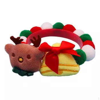 Рождественский шарф, бал, котенок, рождественский наряд, ожерелье для собак, шейный платок для празднования S and Elk