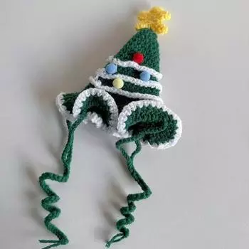 Рождественский шарф для котенка, нагрудник для питомца, украшенный кошкой, аксессуарами для котенка, рождественским украшением для собаки, шляпой, нарядом