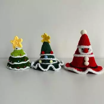 Рождественский шарф для котенка, нагрудник для питомца, украшенный кошкой, аксессуарами для котенка, рождественским украшением для собаки, шляпой, нарядом