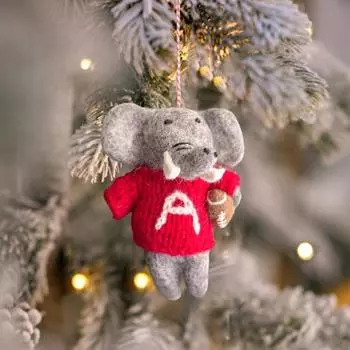 Рождественский слон Yousheng, украшение на красный свитер, подвеска в виде слона, подвесное украшение в виде слона со шнурком для сумки на рождественскую елку 1pc