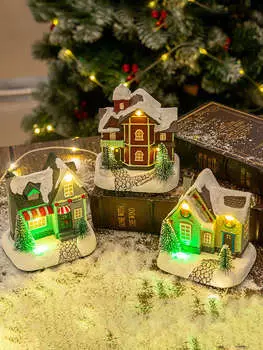 Рождественский смоляной домик-украшение C