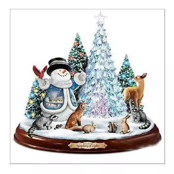 Рождественский снеговик 5D DIY Алмазная вышивка красками для вышивки крестом Набор Хо