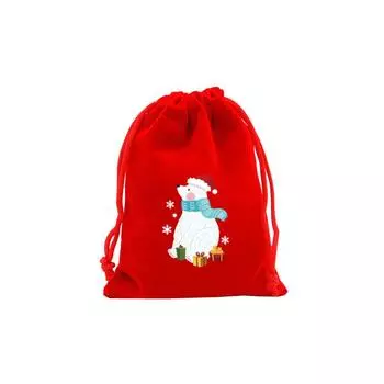 Рождественский снеговик, лось, Санта-Клаус, рождественская елка для конфет, печенья, красная упаковка 13x18cm