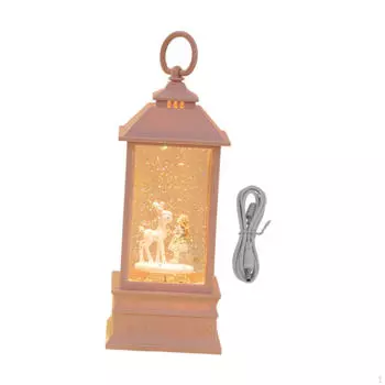 Рождественский снежный шар фонарь лампа декоративный домашний декор рождественская вода для deer and girl