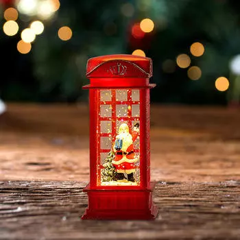 Рождественский снежный шар фонарь украшение лампа сувениры для вечеринок ночник светящийся для магазинов Santa Claus