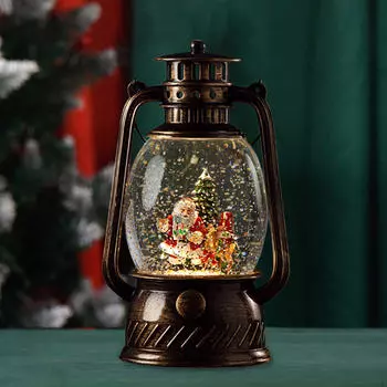 Рождественский снежный шар, музыкальный глобус, поделка, световой фонарь, музыкальная шкатулка, украшение