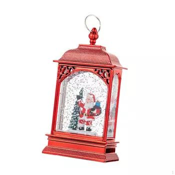 Рождественский снежный шар, украшение, креативная портативная фигурка, ночник на День благодарения Santa Claus Tree