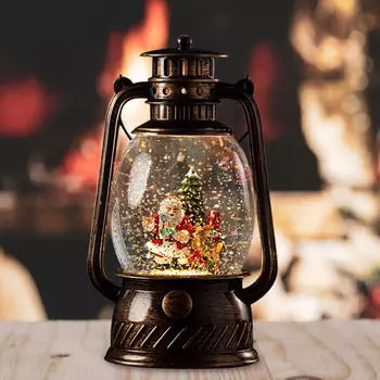 Рождественский снежный шар, украшение, рождественский подарок, поделка, лампа, музыкальная шкатулка, музыкальный глобус для внучки,