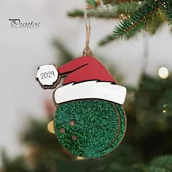 Рождественский спортивный орнамент, деревянный спортивный мяч, подвесное украшение, баскетбол, бейсбол, волейбол, теннис, многослойное деревянное украшение для домашнего декора I