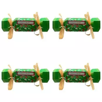 Рождественский сюрприз, денежный мешок, самодельные подарки на вечеринку, копилка для денег (зеленый) /