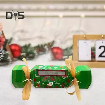 Рождественский сюрприз, выдвижной мешочек для денег, выдвижная подарочная коробка для денег, прямоугольный держатель для денег с лентой для подарка наличными 1pc красный