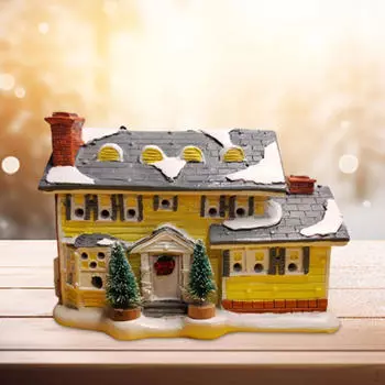 Рождественский светящийся орнамент, украшение для девочек и мальчиков, статуя для вечеринки Car 15x6.5x8cm