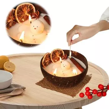 Рождественский тающий снеговик, соевый воск, ароматерапевтическая свеча, ароматические украшения, соевый воск, ароматическая свеча для домашнего декора