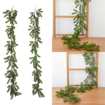 Рождественский тростник, украшение для стола, настенное украшение, праздничная атмосфера, подвесное украшение из лозы, современный венок на дверь