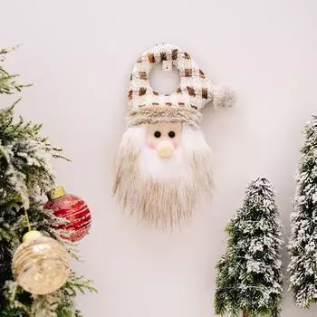 Рождественский Восхитительный Полиэстеровый Подвес на Дверь Дед Мороз Снеговик Олень Для Декора Веселый European Old Man