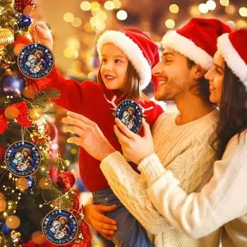 Рождественский вертеп, 2D акриловый вертеп, подвесное украшение, религиозное рождественское украшение для декора дерева, христианский подарок, набивка для чулок A