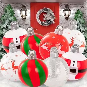 Рождественский забавный наружный декоративный атмосферный орнамент подвеска надувной воздушный шар домашняя вечеринка