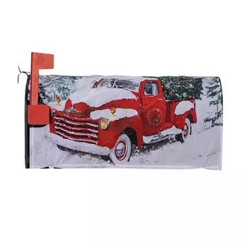 Рождественское и зимнее украшение для почтового ящика подойдет для семей, дворов и садов. One Size