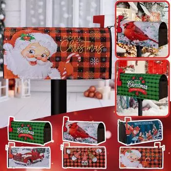 Рождественское и зимнее украшение для почтового ящика подойдет для семей, дворов и садов. One Size