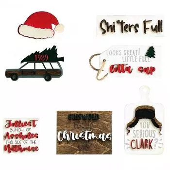 Рождественское многослойное украшение подноса