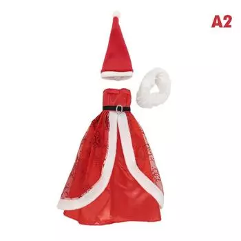 Рождественское платье, пальто, шапки, верхние брюки для кукол 11 дюймов, 30 см, аксессуары