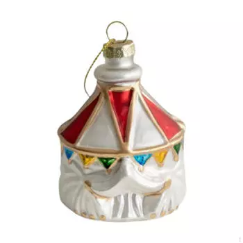 Рождественское стеклянное украшение, подвесной кулон, украшение на год Circus