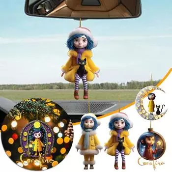 Рождественское украшение Coraline, акриловые елочные украшения, памятный подарок для поклонников и любителей A