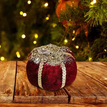 Рождественское украшение для стола, центральная часть, коллекционная книжная полка, пенопластовая статуя, рождественская фигурка для гостиной Red Pumpkin