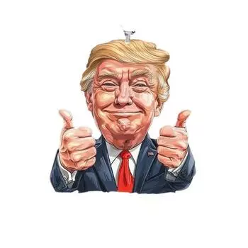 Рождественское украшение Дональд Трамп, праздничное украшение для елки, брелок-подвеска, автомобиль Style A