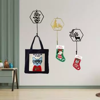 Рождественское украшение из металлаРождественская елка Металлический лось Скандинавский креативный ретро Black Gold Brush