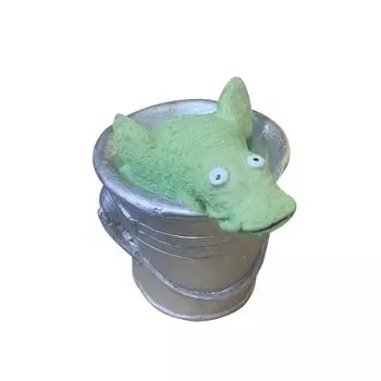 Рождественское украшение-кувшин-группа из органической художественной куклы, смоляные выдры Эммет Выдры Рождественский миниатюрный кувшин-бенд органические художественные куклы декор из смолы One Size