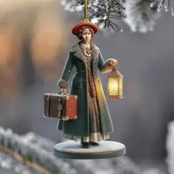 Рождественское украшение Outlander 2D акриловое украшение Outlander винтажное украшение на рождественскую елку для декора каминной двери C