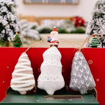 Рождественское украшение Подвеска из ткани Подвеска в виде дерева Модель C